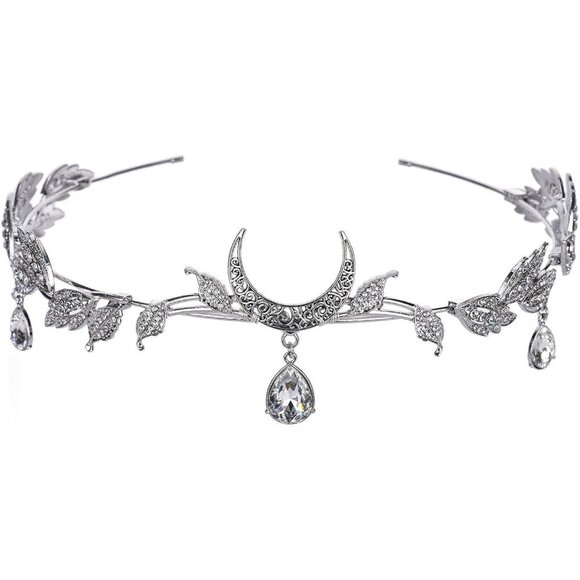 Fairy Leaf Headband Leaf Crown for Women Girls Renaissance Halloween Cosplay Wed main image 5